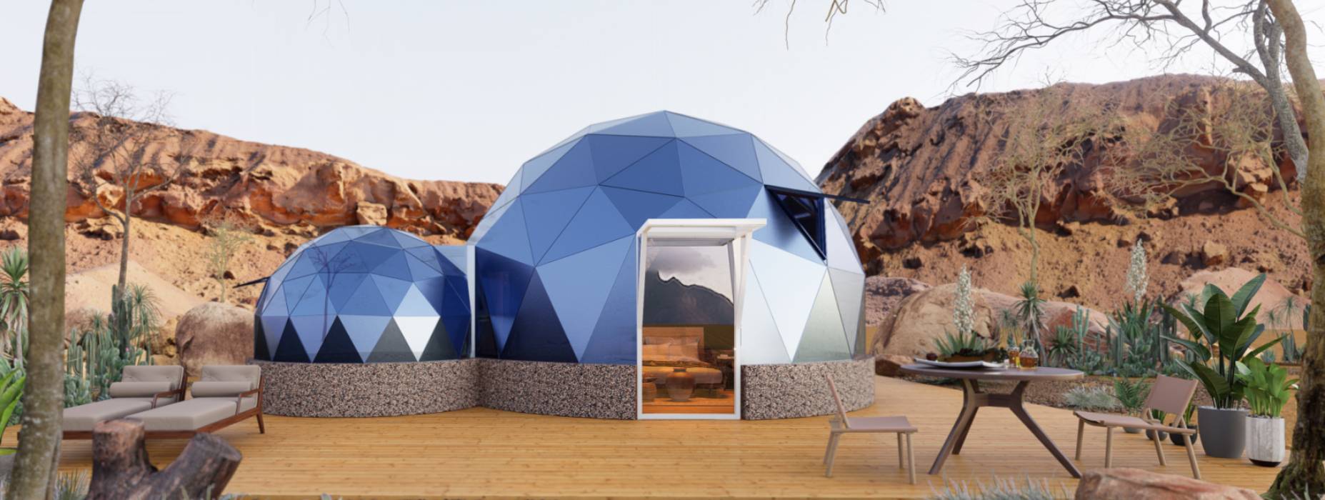 新野县球形智能光伏玻璃星空房